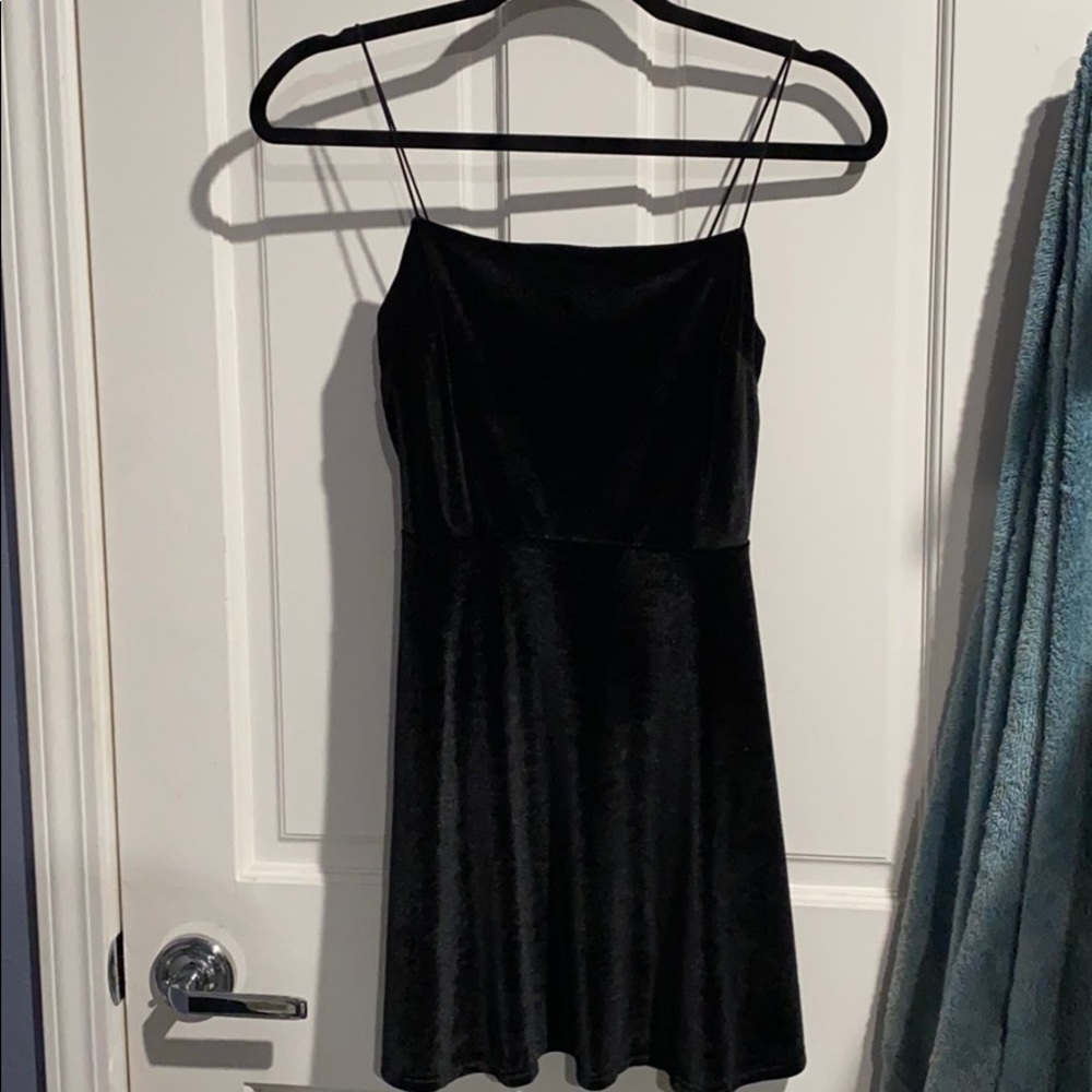 Velvet Black Dress